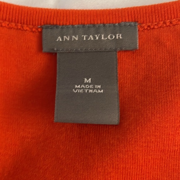 Ann Taylor orange tank top - Picture 2 of 6